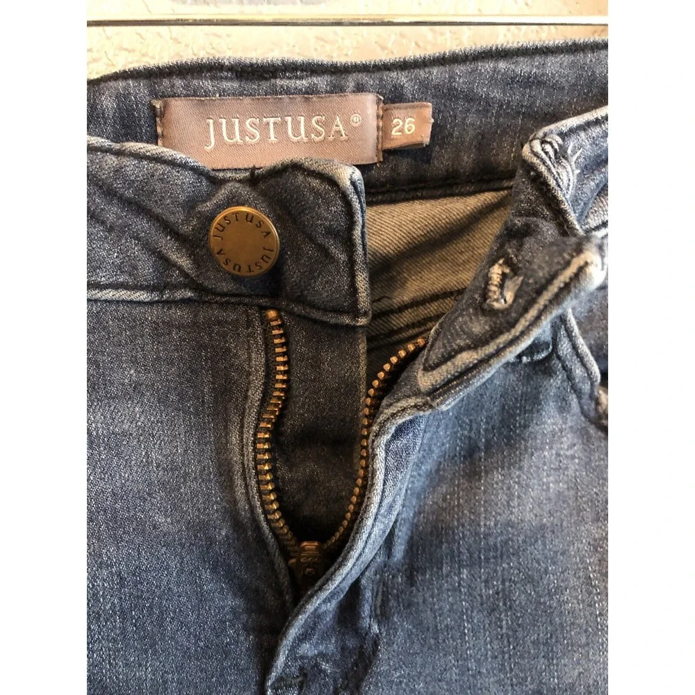 Just USA Jeans Womens 26 Blue‎ Jegging Medium Wash Denim Stretch Casual Pants
